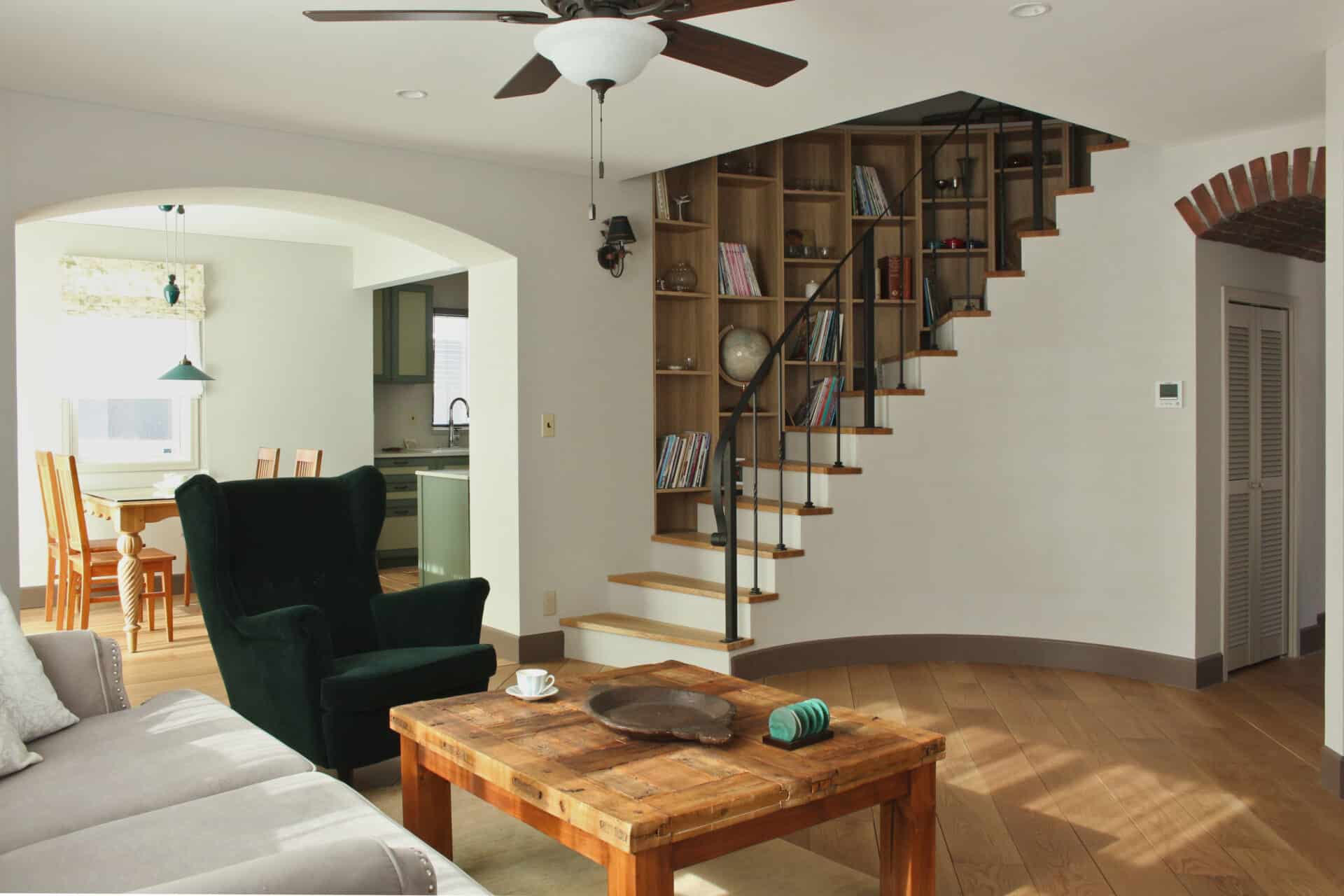 上越市モデルハウスオリヴィエ リビング